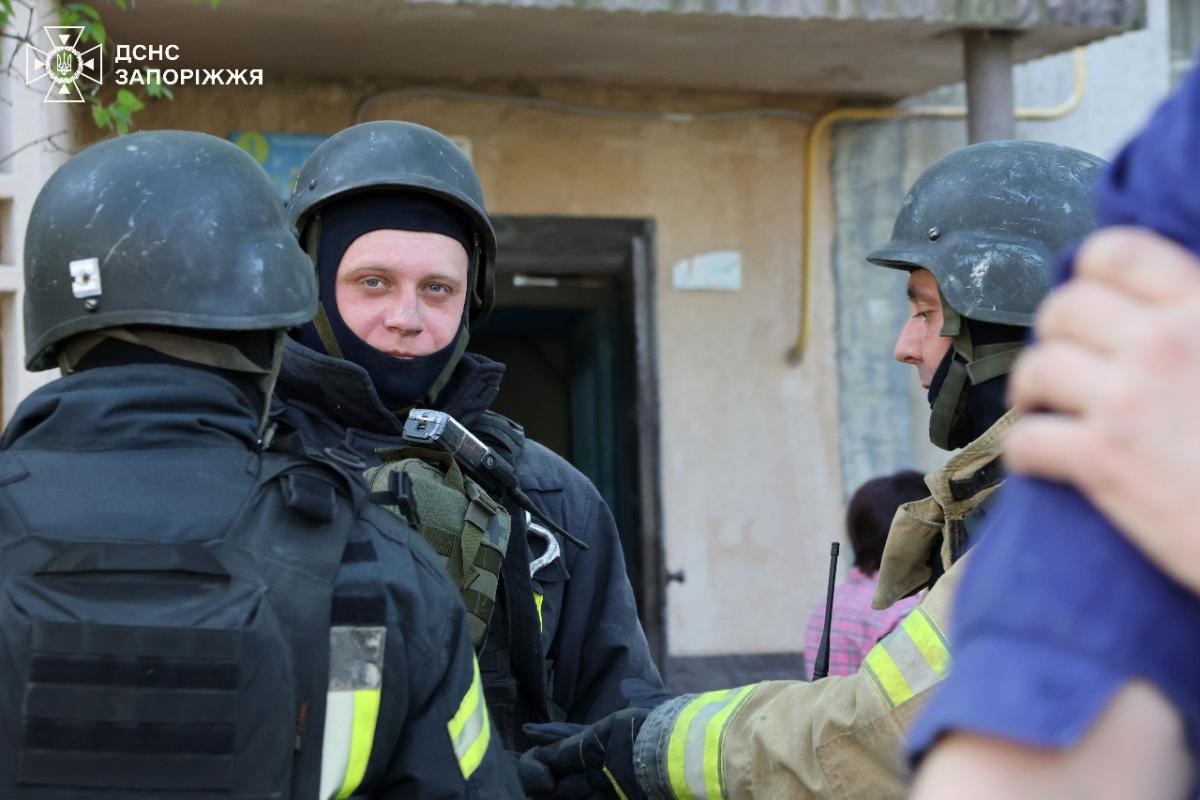 Удар по Запоріжжю 22 квітня