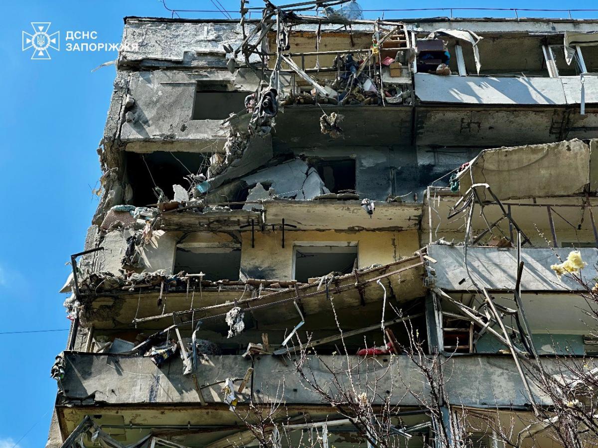 Удар по Запоріжжю 22 квітня