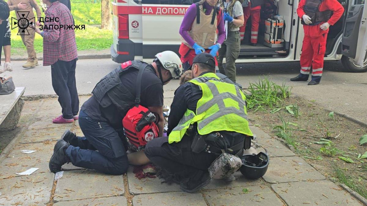 Удар по Запоріжжю 22 квітня