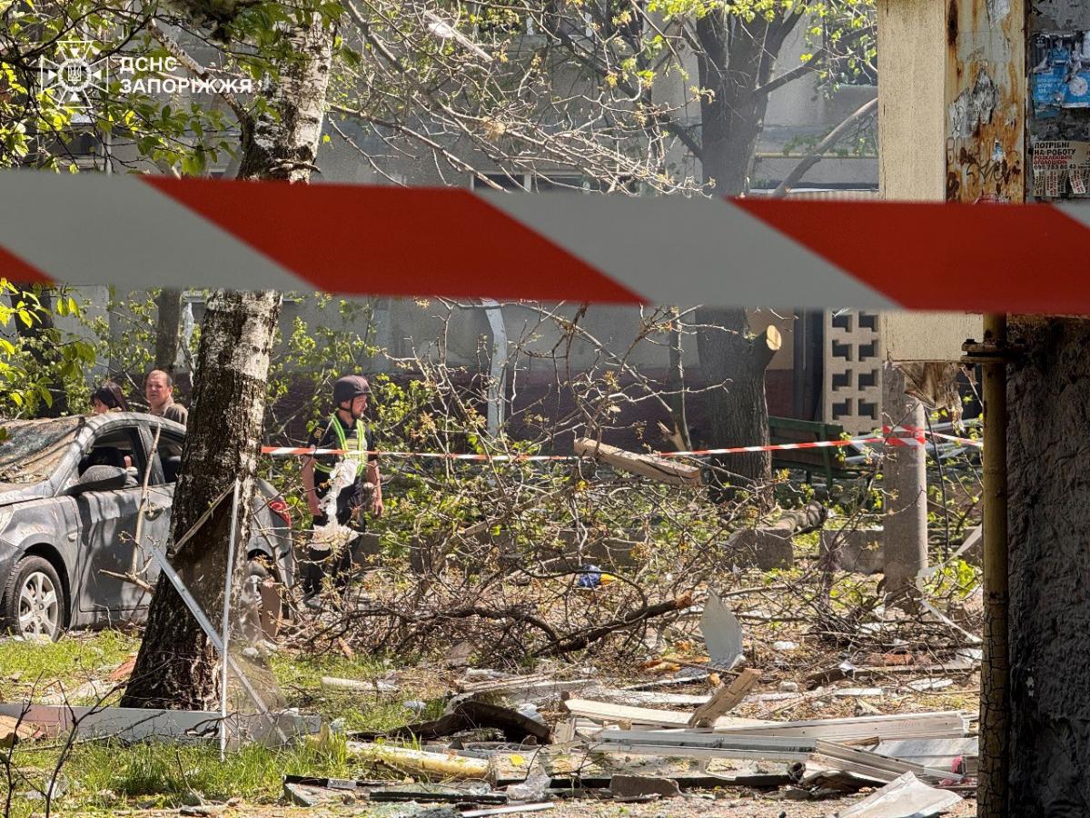 Удар по Запоріжжю 22 квітня