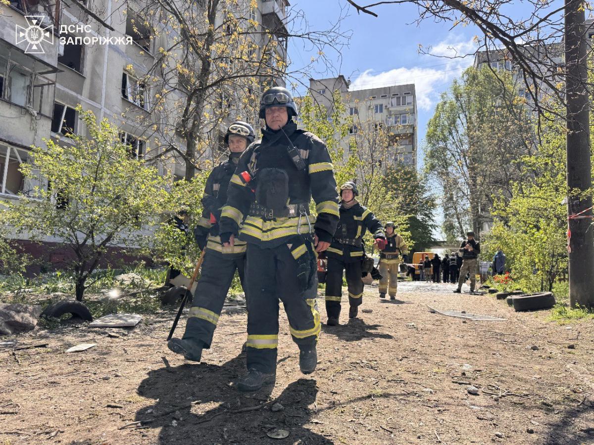 Удар по Запоріжжю 22 квітня