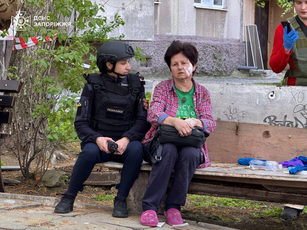 Удар по Запоріжжю 22 квітня