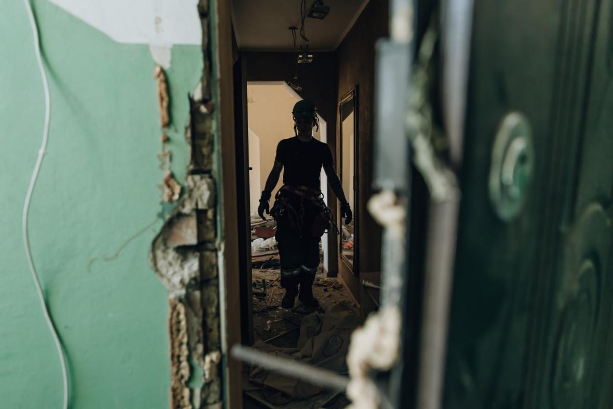 Наслідки російського ракетного удару по Києву 24 квітня 2025 року