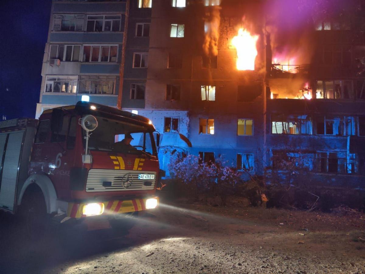 Дрон вдарив по житловому будинку Дрон вдарив по житловому будинку