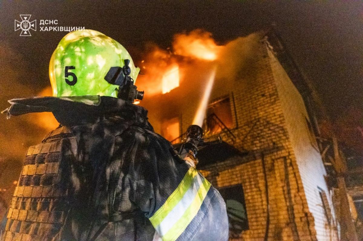 Удар дронів по Харкову в ніч на 30 квітня