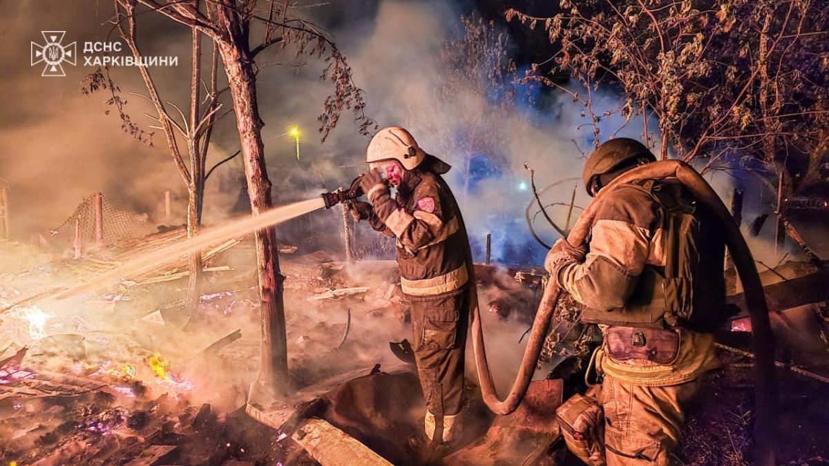 Удар дронів по Харкову в ніч на 30 квітня