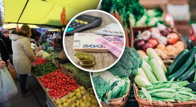 Овощи, цены на продукты, деньги
