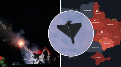 Київ у вогні: табун 'Шахедів' атакує столицю, лунають потужні вибухи Київ у вогні: табун 'Шахедів' атакує столицю, лунають потужні вибухи