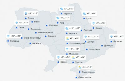Погода в Украине 5 апреля Погода в Украине 5 апреля