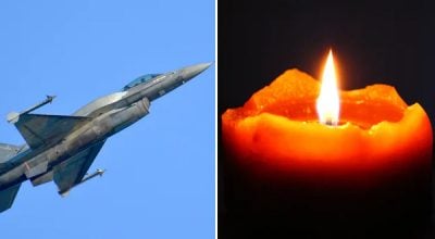 F-16, свеча скорби
