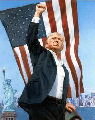 Опубліковано подаровану Путіним Трампу картину Опубліковано подаровану Путіним Трампу картину