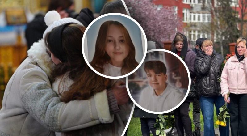 "Говорил: "Я так люблю жизнь": в Кривом Роге попрощались с детьми, которых убила ракета