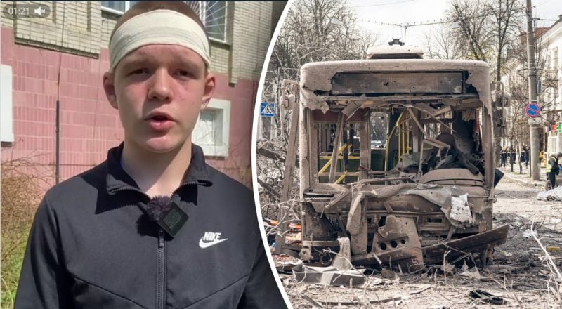 'Свист и крики': 13-летний герой из Сум рассказал, как спасал людей из горящего автобуса