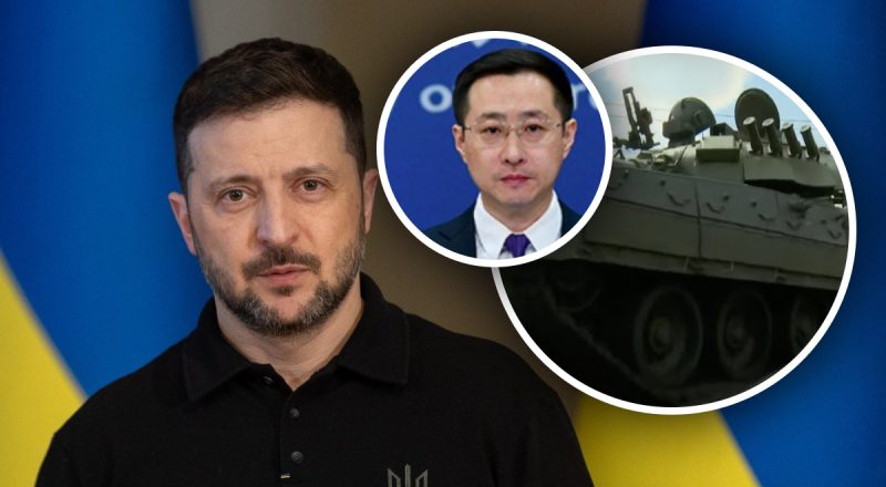 Зеленський розкритикував Китай за постачання зброї РФ: з'явилась відповідь МЗС