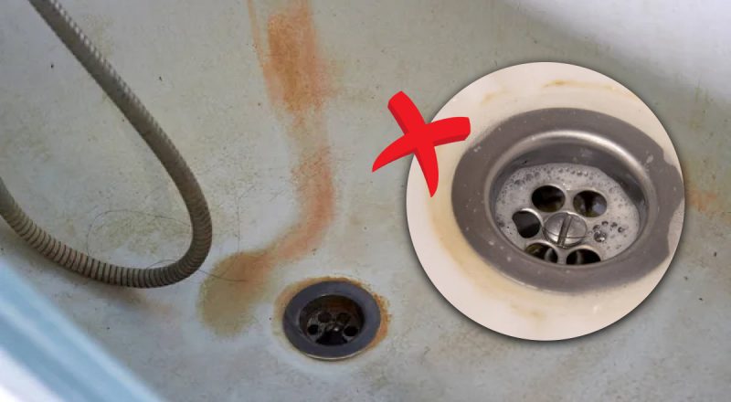 Швидко та без хімії: як назавжди видалити плями іржі з ванни