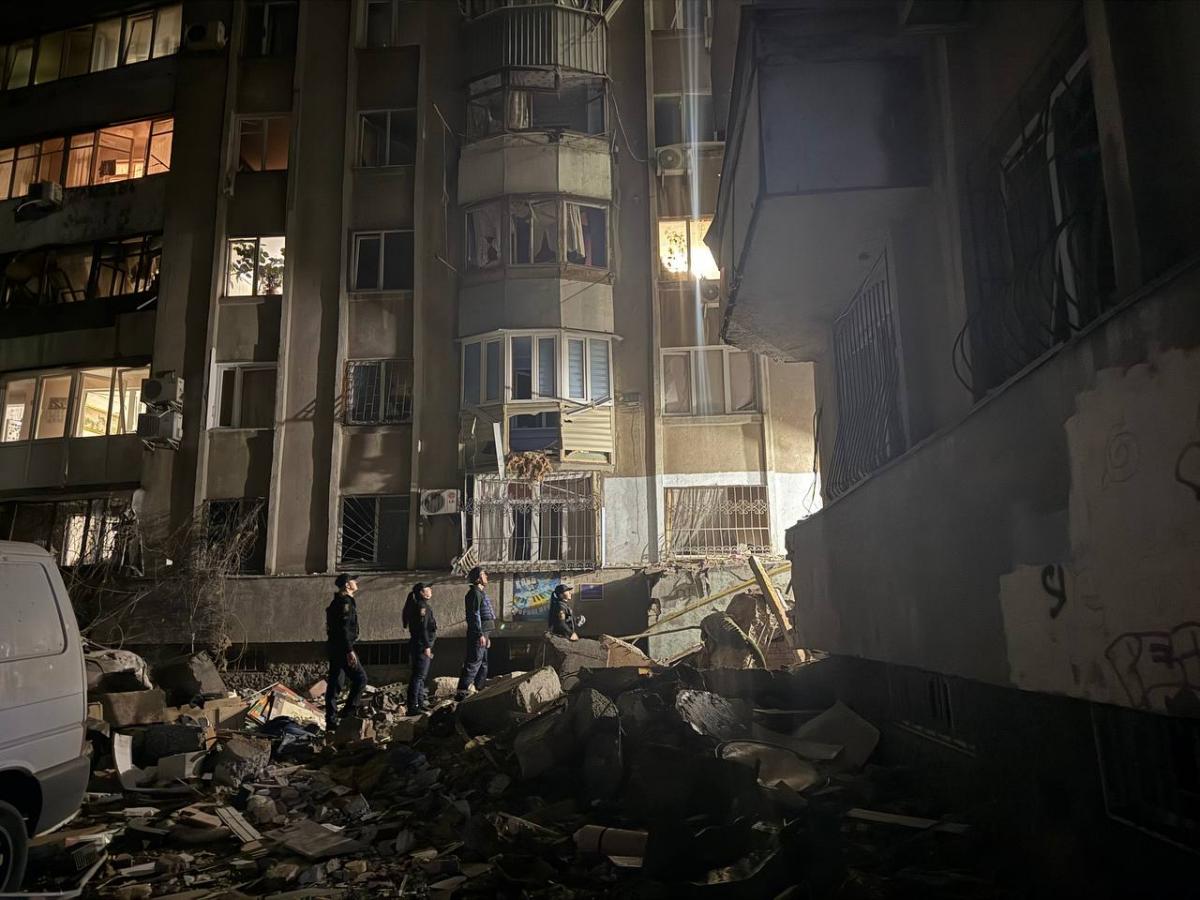 Наслідки атаки дронів на Одесу Наслідки атаки дронів на Одесу