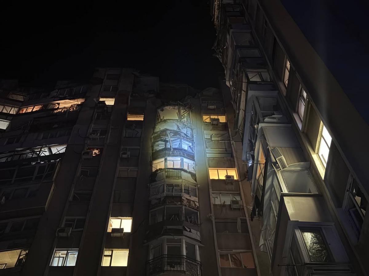 Наслідки атаки дронів на Одесу Наслідки атаки дронів на Одесу