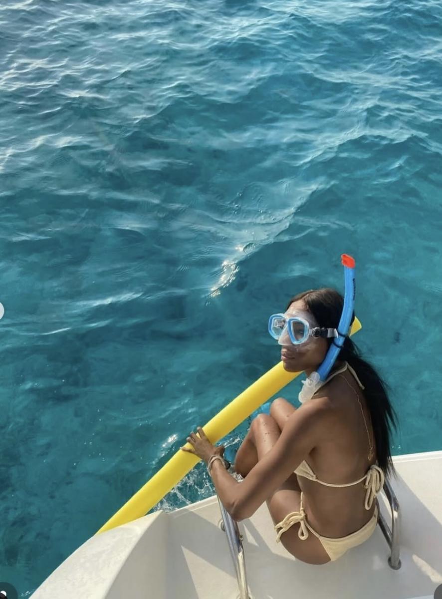 Наоми Кэмпбэлл показала фото с отдыха Наоми Кэмпбэлл показала фото с отдыха