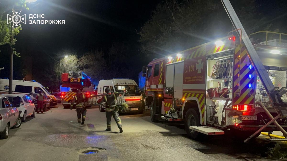 Удар дронів по Запоріжжю 1 травня Удар дронів по Запоріжжю 1 травня
