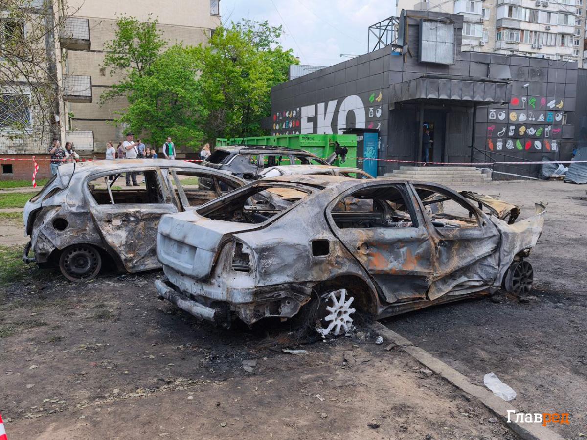 Обстріл Києва 4 травня: який зараз вигляд має місце падіння дронів на Оболоні Обстріл Києва 4 травня: який зараз вигляд має місце падіння дронів на Оболоні