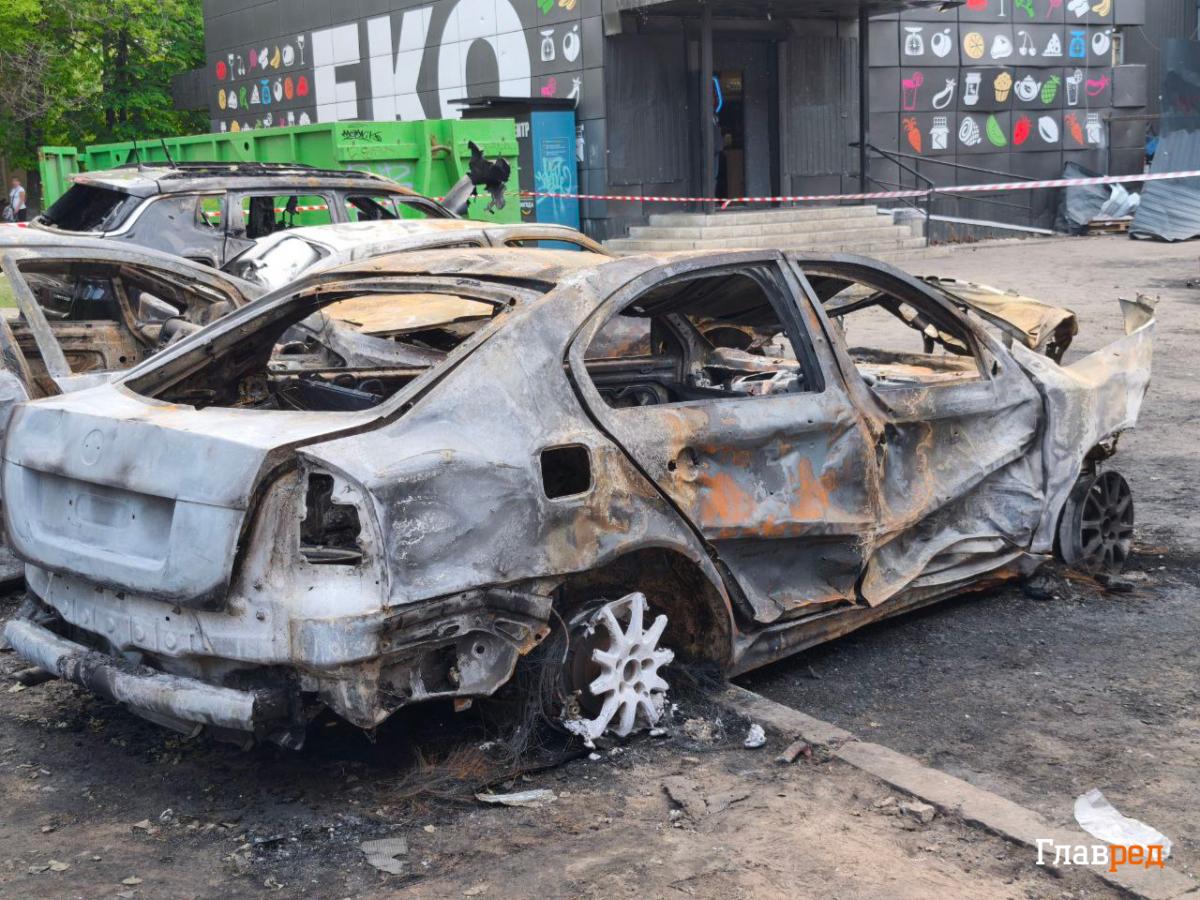 Обстріл Києва 4 травня: який зараз вигляд має місце падіння дронів на Оболоні Обстріл Києва 4 травня: який зараз вигляд має місце падіння дронів на Оболоні