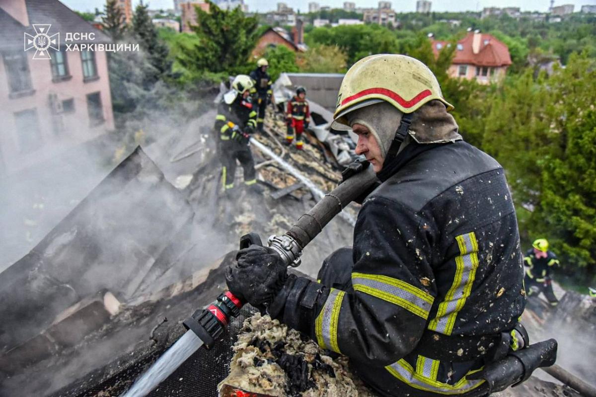 Наслідки атаки дронів по Харкову 6 травня Наслідки атаки дронів по Харкову 6 травня