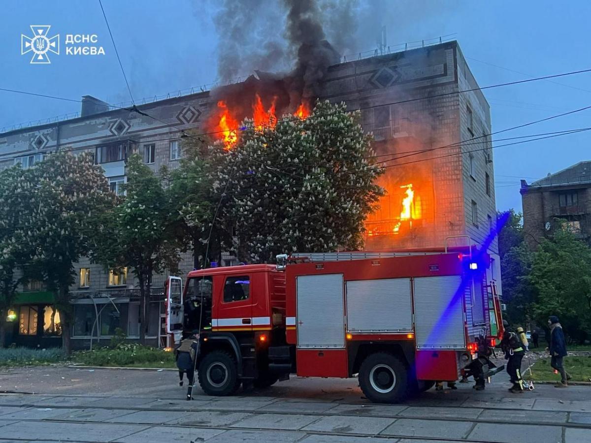 Наслідки атаки РФ на Київ 7 травня Наслідки атаки РФ на Київ 7 травня