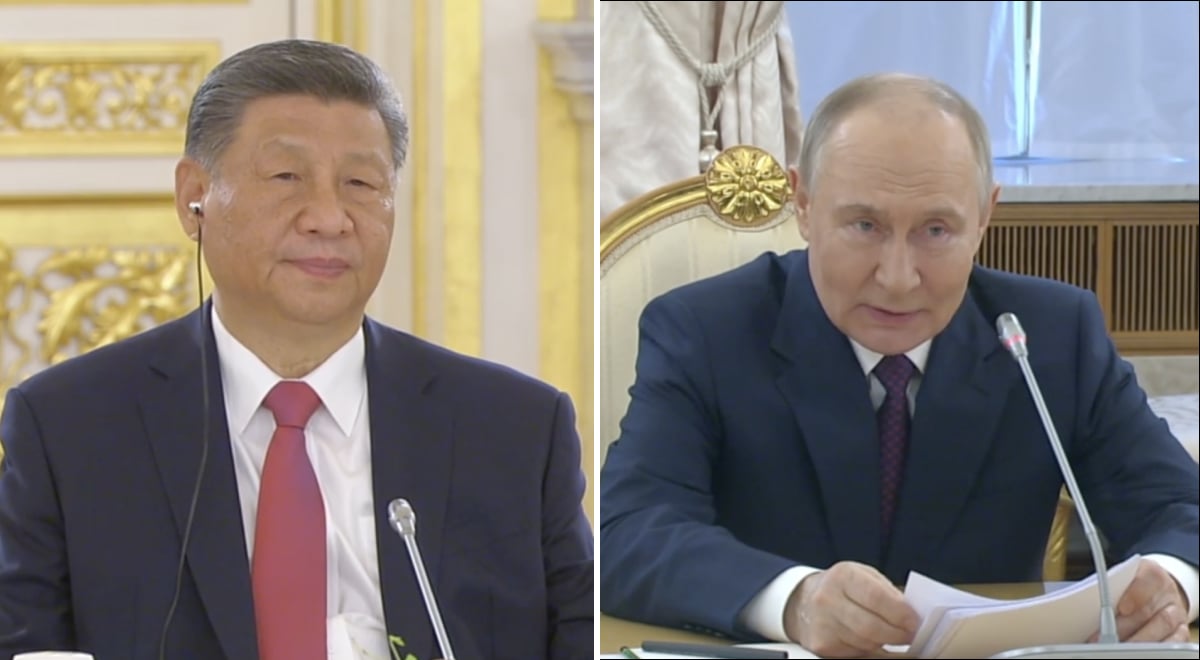 Си Цзиньпин и Путин Си Цзиньпин и Путин
