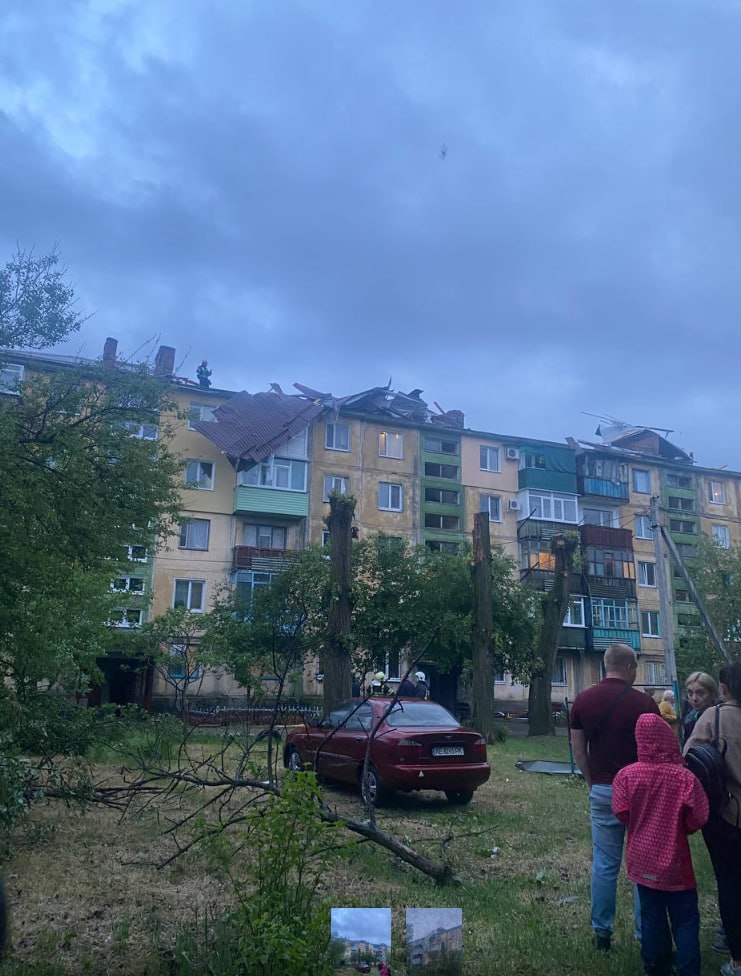 Наслідки негоди в Павлограді 9 травня  Наслідки негоди в Павлограді 9 травня