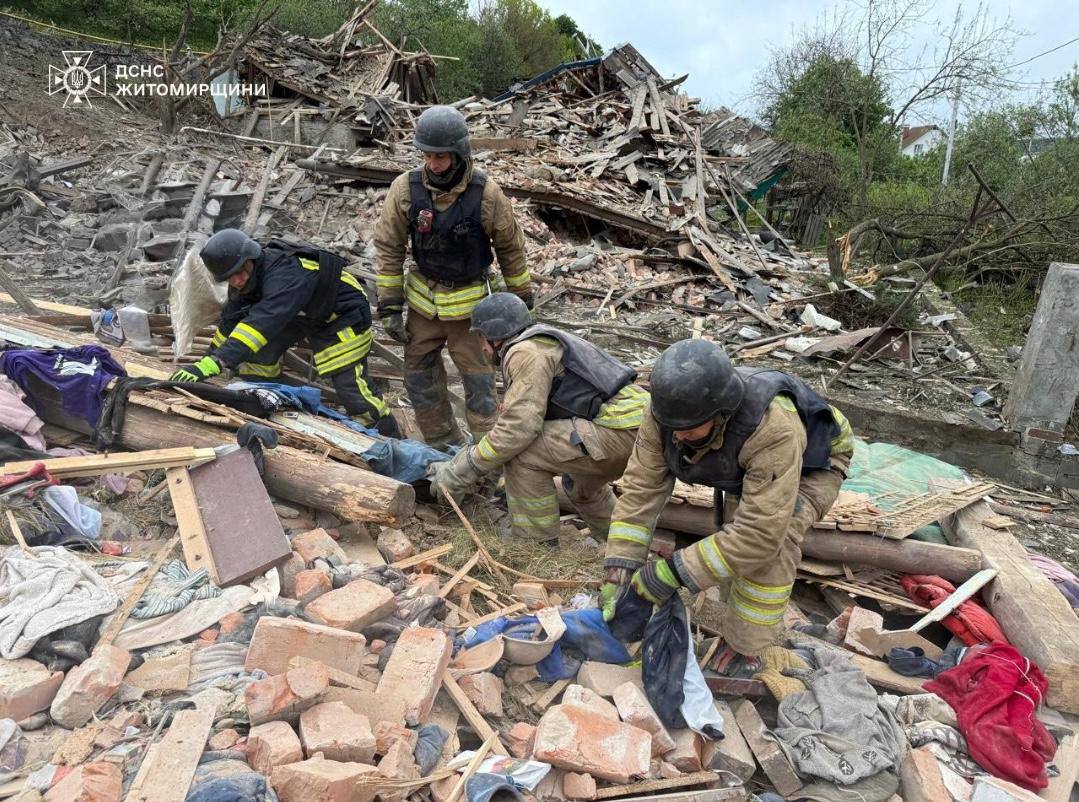 Удар по Житомирській області 25 травня