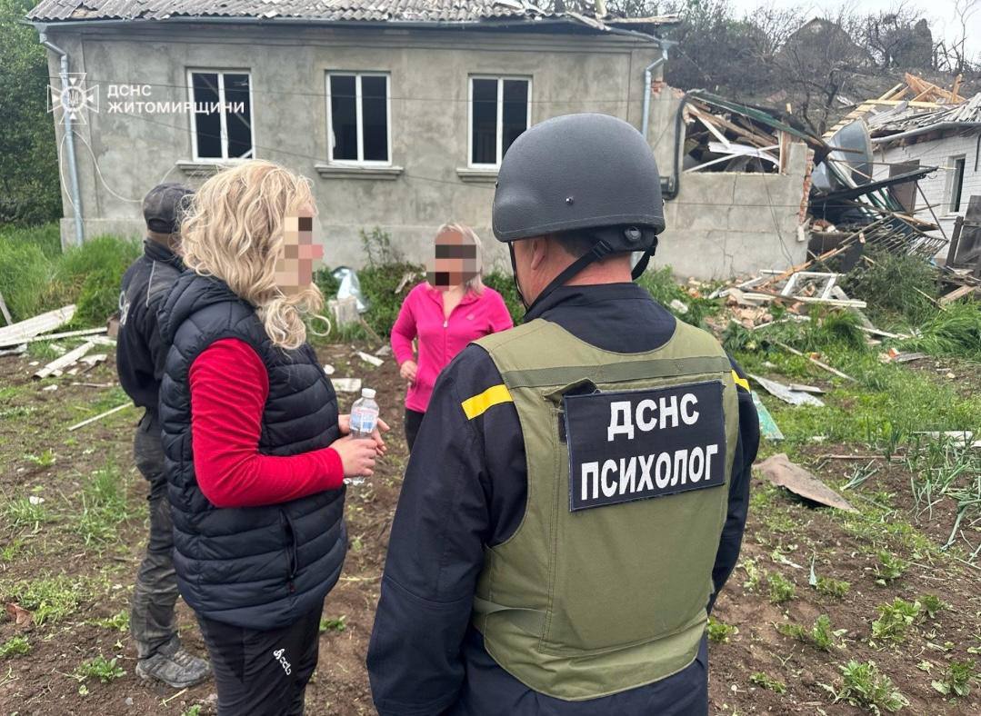 Удар по Житомирській області 25 травня