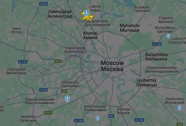 Москва на карті Москва на карті