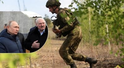 Путін, Лукашенко, навчання в Білорусі Путін, Лукашенко, навчання в Білорусі