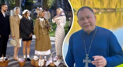 Пасха, люди, священник Алексей Филюк Пасха, люди, священник Алексей Филюк