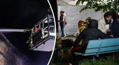 Унаслідок нічної атаки в Черкасах пошкоджено гуртожиток Унаслідок нічної атаки в Черкасах пошкоджено гуртожиток