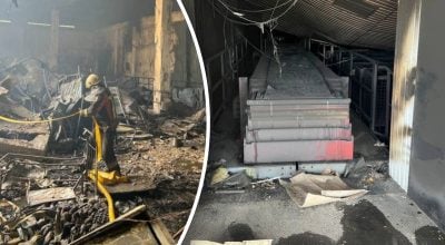 Дрон знищив депо "Нової пошти" в Ізюмі Дрон знищив депо "Нової пошти" в Ізюмі