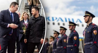Зеленський прибув із візитом до Чехії Зеленський прибув із візитом до Чехії