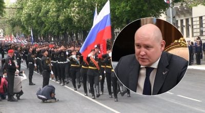 парад на 9 мая, Развожаев парад на 9 мая, Развожаев