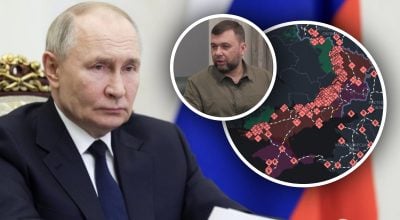 Путин, Пушилин, оккупированные территории Путин, Пушилин, оккупированные территории