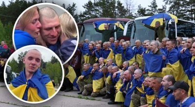 'Молився Богу, щоб побути з рідними': щемливі кадри із звільненими воїнами 'Молився Богу, щоб побути з рідними': щемливі кадри із звільненими воїнами