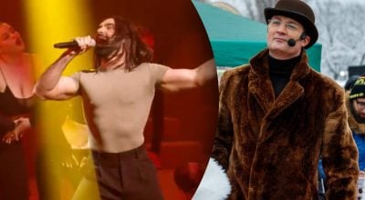 Хепі-енд із сюрпризом: Козловський після 'Піна колади' звернувся зі сцени до Кондратюка Хепі-енд із сюрпризом: Козловський після 'Піна колади' звернувся зі сцени до Кондратюка