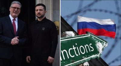 Кір Стармер, Зеленський, санкції проти РФ Кір Стармер, Зеленський, санкції проти РФ