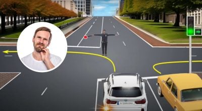 Задача з ПДР, яка під силу не всім: хто з водіїв може повернути Задача з ПДР, яка під силу не всім: хто з водіїв може повернути