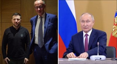 Фрідріх Мерц, Путін, Зеленський Фрідріх Мерц, Путін, Зеленський
