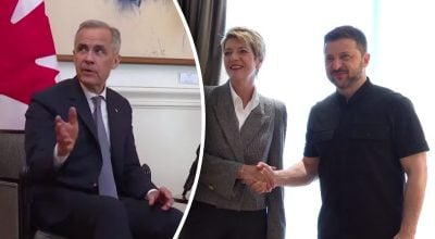 Зеленський зустрівся з лідерами Канади та Швейцарії Зеленський зустрівся з лідерами Канади та Швейцарії