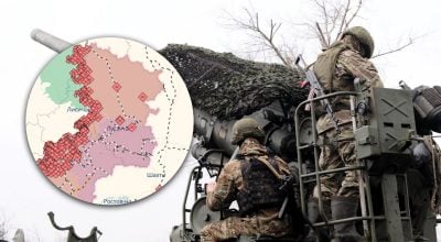 окупанти зганяють день до лінії фронту на Луганщині окупанти зганяють день до лінії фронту на Луганщині