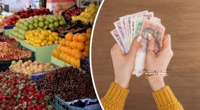 фрукты, деньги фрукты, деньги