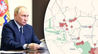 Путин, карта Путин, карта