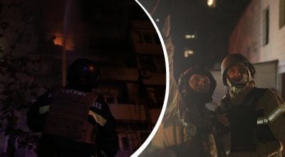 Горели многоэтажки в 2 районах: ГСЧС показала последствия ночного удара по Киеву