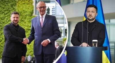 Зеленський нібито терміново перервав візит до Німеччини – що сталося насправді Зеленський нібито терміново перервав візит до Німеччини – що сталося насправді